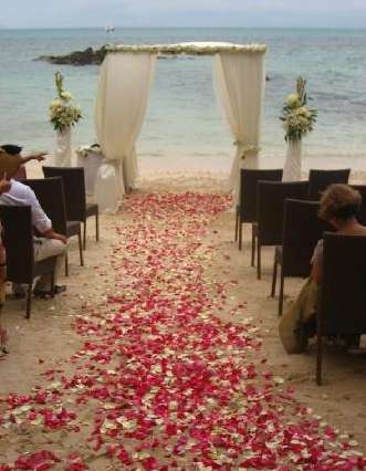 outdoor wedding ceremony setting ideas