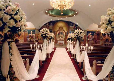 Church Wedding Decoration