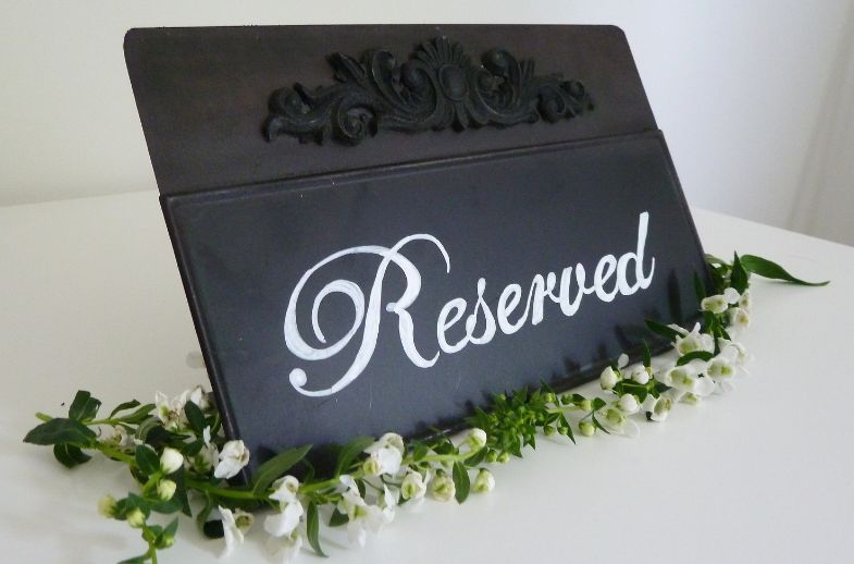 Chalkboard Sign Tags